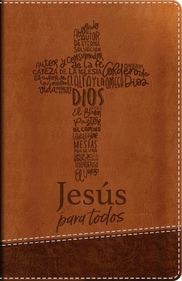 Imagen de Biblia de Promesas - Jesús para todos - Tamaño Manual - Letra grande - Café