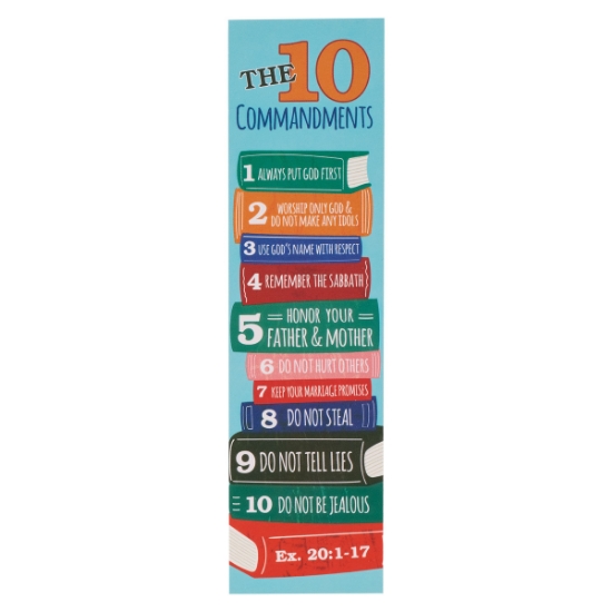 Imagen de The Ten Commandments Sunday School/Teacher Bookmark Set - Exodus 20: 1-17