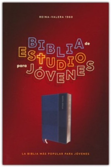 Imagen de RVR1960, Biblia de Estudio para Jóvenes, Leathersoft, Azul, Comfort Print