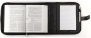 Imagen de Black Polyester Tri-fold Organizer Bible Cover