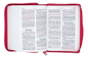 Imagen de Biblia NVI letra grande - Tamaño mediano, zipper - fucsia