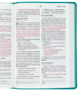 Imagen de Biblia NVI, Letra Gigante, Piel Especial, Aguamarina