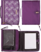 Imagen de Funda organizadora de tres pliegues para Biblia Grace Purple