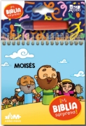 Imagen de Moisés. Colección Mi Biblia Sorpresa. Pinta con Agua