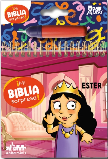 Imagen de Ester. Colección Mi Biblia Sorpresa. Pinta con Agua