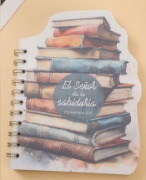 Imagen de Libreta Troquelada con portada en PP. Biblioteca-Sabiduría