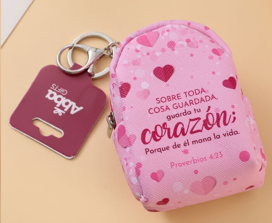 Imagen de Llavero Mochila/monedero. Corazón