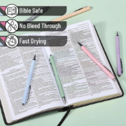 Imagen de Bible Pens, 6 Pack, Assorted Color Pens, Bible Pens No Bleed Through