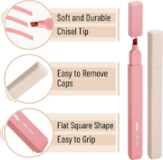 Imagen de Aesthetic Highlighters, 6 pcs, Chisel Tip, Vintage Colors, No Bleed Bible Highlighter Pastel