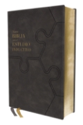 Imagen de NBLA, Nueva Biblia para el estudio inductivo, Interior a dos colores, Leathersoft, Gris, Comfort Print