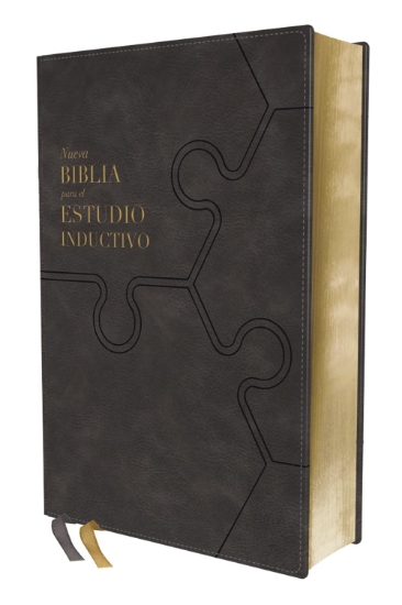 Imagen de NBLA, Nueva Biblia para el estudio inductivo, Interior a dos colores, Leathersoft, Gris, Comfort Print