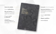 Imagen de NBLA, Nueva Biblia para el estudio inductivo, Interior a dos colores, Leathersoft, Gris, Comfort Print