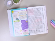 Imagen de Biblia de promesas RVR1960 para niñas - Rosa - Tapa dura