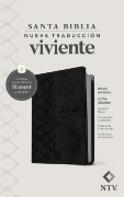 Imagen de Biblia manual NTV, letra grande con Filament (SentiPiel, Negro, Letra Roja)