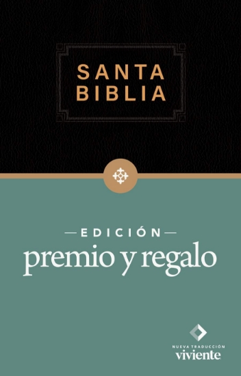 Imagen de Santa Biblia NTV, Edición premio y regalo (ViniPiel, Negro, Letra Roja)