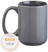 Imagen de Be Strong Lion Gray Coffee Mug - Joshua 1:9