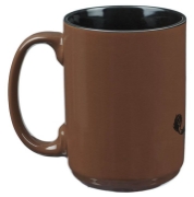 Imagen de The Lord is My Strength Walnut-Brown Ceramic Coffee Mug - Exodus 15:2