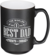 Imagen de The World's Best Dad Ceramic Coffee Mug - Joshua 1:9