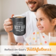 Imagen de The World's Best Dad Ceramic Coffee Mug - Joshua 1:9