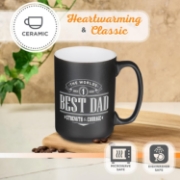 Imagen de The World's Best Dad Ceramic Coffee Mug - Joshua 1:9