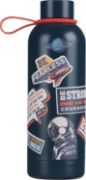 Imagen de Strong and Courageous Blue Stainless Steel Water Bottle - Joshua 1:9