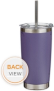 Imagen de Noble Things Lavender Floral Stainless Steel Tumbler - Proverbs 31:29