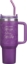 Imagen de New Mercies Purple Floral 40 oz Stainless Steel Tumbler with Straw - Lamentations 3:22-23