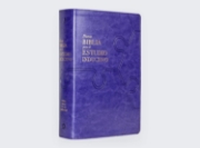 Imagen de NBLA, Nueva Biblia para el estudio inductivo, Leathersoft, Interior a dos colores, Morado, Comfort Print