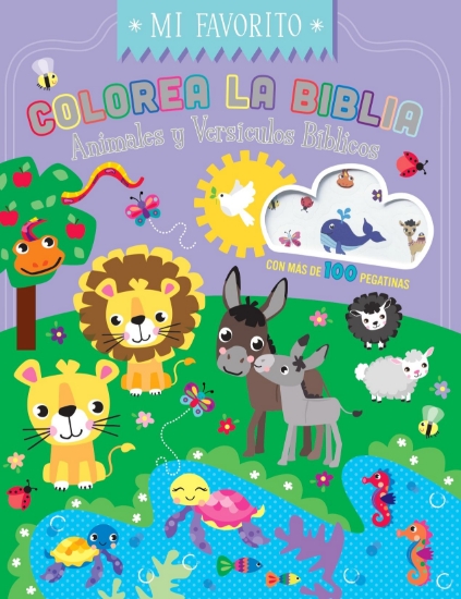 Imagen de Colorea la Biblia - Animales y versículos bíblicos