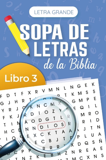 Imagen de Sopa de letras de la Biblia, Letra Grande - Libro 3