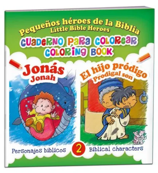 Imagen de Jonás y el hijo pródigo – Cuaderno para colorear bilingüe