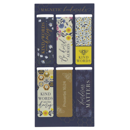 Imagen de Kind Words are Like Honey Magnetic Bookmark Set - Proverbs 16:24