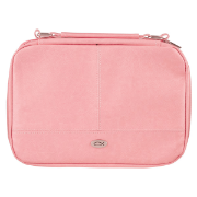 Imagen de Two-fold Pink Faux Leather Organizer Bible Cover