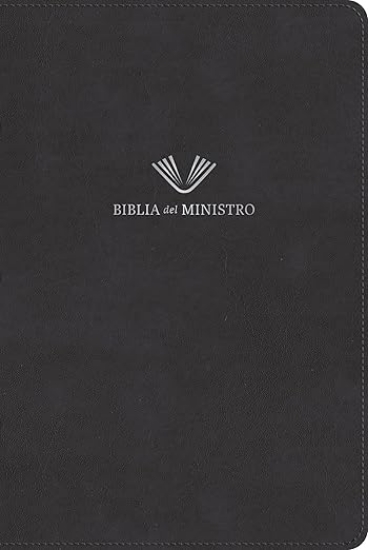 Imagen de RVR1960 Biblia del ministro, edición ampliada, negro piel fabricada