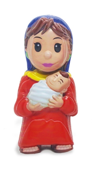 Imagen de María - Personaje bíblico armable en 3D - Pegatinas