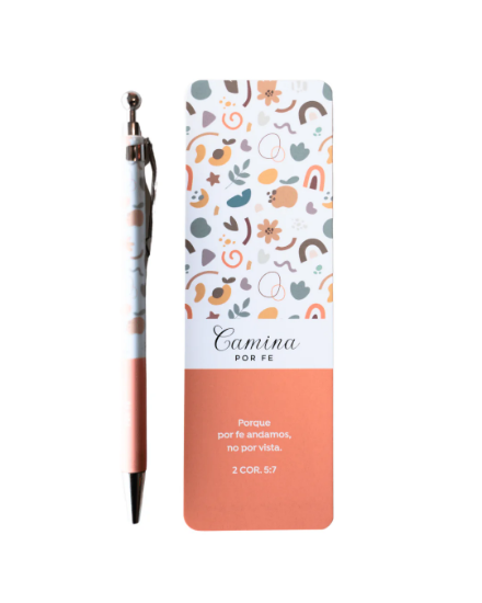 Imagen de Camina por fe - Marcador y Boligrafo