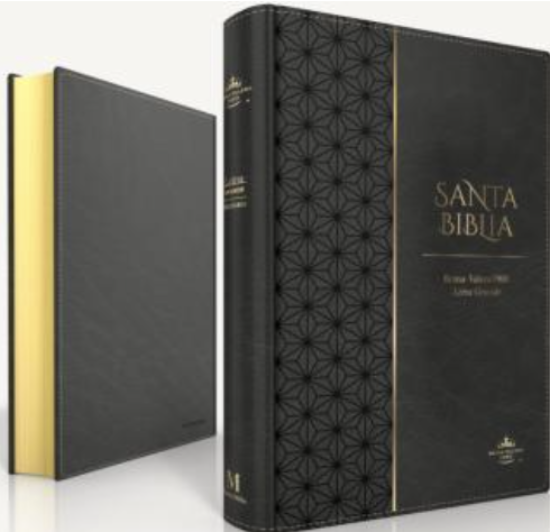 Imagen de Biblia obsequios y premios RVR60c Negro Geométrico