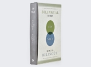 Imagen de ESV/NBLA, Bilingual Bible, Leathersoft, Grey/ ESV/NBLA, Biblia Bilingüe, Leathersoft, Gris