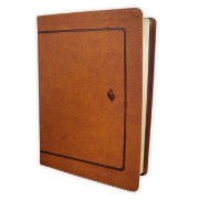 Imagen de RVR60, Biblia de estudio de la vida plena, Edición clásica, Leathersoft dos tonos Café, Palabras de Jesús en rojo, Comfort Print