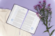 Imagen de RVR 1960 Biblia del pescador, Mujer virtuosa, floral, símil piel