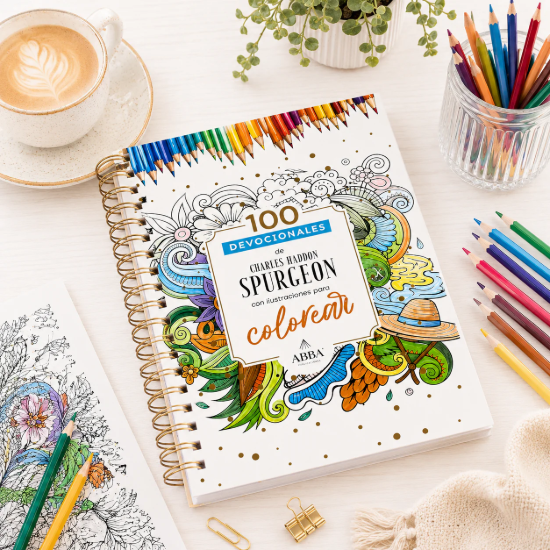 Imagen de 100 devocionales para colorear: Charles Haddon Spurgeon