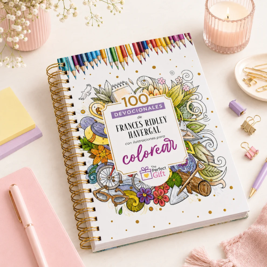 Imagen de 100 devocionales para colorear: Frances Ridley Havergal