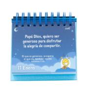Imagen de Calendario perpetuo Abracitos de Dios, 365 oraciones para niños
