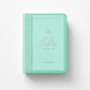 Imagen de Biblia RVR60 Tamaño Compacto Letra Grande Neoclassic / Turquesa