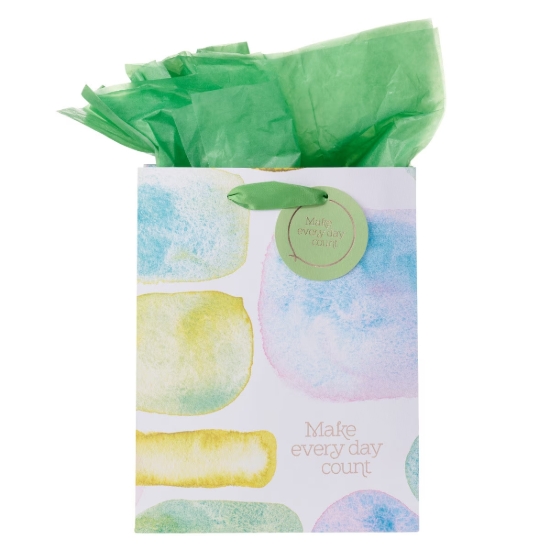 Imagen de Smooth Sea Glass Make Every Day Count Medium Gift Bag