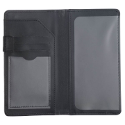 Imagen de Be Still and Know Neutral Florals Faux Leather Checkbook Wallet – Psalm 46:10