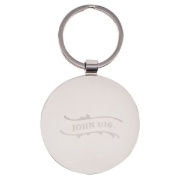 Imagen de Grace Upon Grace Indigo Rose Gold Metal Epoxy-coated Keychain - John 1:16