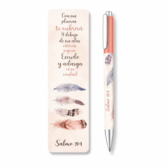 Imagen de Pack bolígrafo con marcador de libro. Con sus plumas
