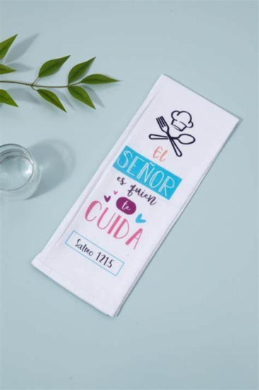 Imagen de Toalla de cocina. El Señor es quien te cuida