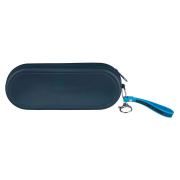 Imagen de Strong and Courageous Navy Silicone Pencil Case - Joshua 1:9